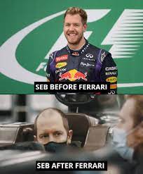 Sebastian vettel dit qu'il restera un fan de ferrari même après avoir quitté l'équipe de maranello le mois prochain. Best 30 Sebastian Vettel Fun On 9gag