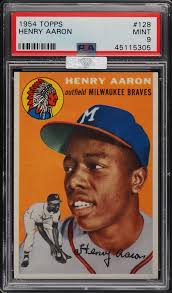 Hank Aaron rookie card sets record at PWCC