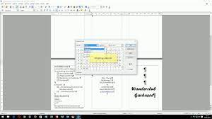Dateien dieses typs tragen die endungen.docx (textverarbeitung),.xlsx. Faltblatt Erstellen Mit Openoffice Writer Youtube