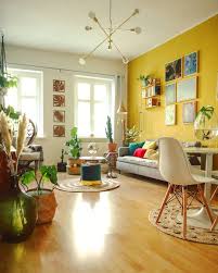 Retro Vintage Boho Colorful On Instagram S E C R E T T H R O N E Werbung Wegen Markierung Yellow Walls Living Room Yellow Living Room Yellow Home Decor