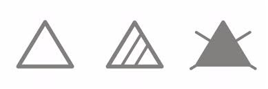 You have to do the whites in one load, and everything else in another load. Wash With Like Colors Symbol