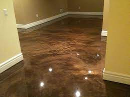 Painted Concrete Floors Concrete Basement Floors Basement Flooring