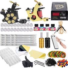 4.1 out of 5 stars 80. Amazon Com Coil Tattoo Machine Kit Tazay Complete Tattoo Kit Set 2 Tattoo Machine With Power Supply Foot Pedal 20 Tattoo Needles Grips Tips Tattoo Machine Parts For Shading And Lining Beginner Tattoo