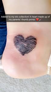 See related links to what you are looking for. Tattoo Heart From My Parents Thumbprints Tattoo Tattooedmodel Tattoed Models Shape Tattoo Tattoos For Kids Cute Tattoos