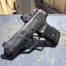 Palmbeachtactical Sig P365 Black Multicam With The Rms C Shieldsights Shieldrmsc Pistol P365 Everydaycarry Con Sig American Tactical Imports Hand Guns