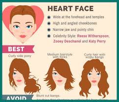 Image result for best haircut heart shaped face
