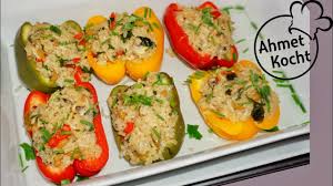 Paprika Gefullt Mit Reis Ahmet Kocht Vegetarisch Kochen Folge 288 Youtube