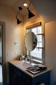 The bathroom mirror is an often overlooked, yet essential component of the bathroom. Will Work For Decor Small Bathroom Window Bathroom Windows Bathroom Mirror