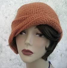 Crochet Hat Pattern Womens Cloche With Side Gathers and Draped Brim Digital  Download