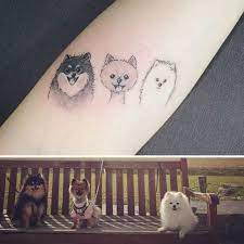 Dog Tattoo Dog Tattoo Dog Minimalist Tattoo Dog Memorial Tattoos