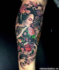 Hình xăm nhật cổ ở bắp tay. Phat Sá»'t Vá»›i 199 Máº«u Hinh XÄƒm Co Gai Nháº­t Geisha Ä'ang Ä'Æ°á»£c SÄƒn Lung