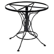 Wrought iron table base, round $499.00: Patio Store Woodard Wrought Iron Universal Dining Table Base