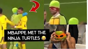 Turtles in time (для snes). Mbappe Meets The Ninja Turtles Youtube