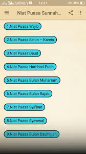 Sedangkan untuk mengenai tata cara dari puasa sunnah nisfu sya'ban atau sepertengah pertama bulan sya'ban sebenarnya sama dengan puasa artinya : Kumpulan Niat Puasa Sunnah Dan Wajib Fur Android Apk Herunterladen