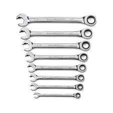 Gearwrench Open And Box End Ratcheting Wrench Set 8 Piece Wrench Set Metric Wrench Set Ratcheting Wrench Set