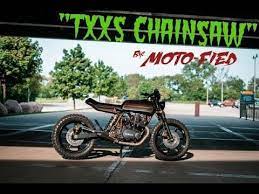 Txxs Chainsaw Yamaha Xs500 Scrambler Bikebound Yamaha Scrambler Custom Motorcycle Shop