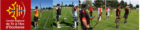 Les archers ont fièrement représenté les couleurs de montpellier. Comite Regional Tir Arc Arc Occitanie