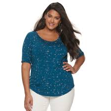 Womens Plus Size Apt 9 Essential Elbow Sleeve Top Size