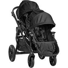 Carrinho De Bebe Para Gemeos Duplo Baby Jogger 2016 City Select Preto