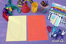 How can you make a hat out of paper? Diy Party Hat Craft The Craft Train