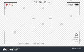 Video Camera Viewfinder Overlay 16 9 Full Hd Format Of Frame With 60 Fps Template Camera Frame Vector Templat Overlays Video Camera Creative Resume Templates