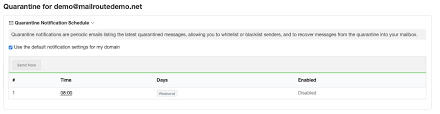 Quarantine Notifications Mailroute Help Center