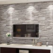Retro En Relief Papier Peint Brique Mur Volume Moderne Blanc 3d Effet Brique Papier Peint Pour Les Papier Peint Brique Decoration Mur Salon Mur En Pierre Salon