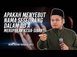 Apakah Berdo A Meminta Jodoh Dan Menyebut Nama Merupakan Kesia Siaan Ustadz Harman Tajang Lc Youtube Doa Youtube Video