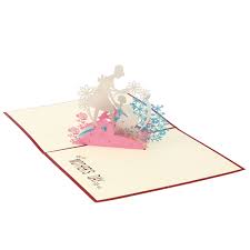 How to make pop up cat card. 3d Pop Up Greeting Cards Mom And Kids Handmade Wish Card Kirigami Paper Craft For Mother S Day Walmart Com Walmart Com