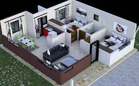 10 Brilliant 2 Bedroom House Plans For Inspirations Two Bedroom House Design 2 Bedroom House Design Bedroom House Plans
