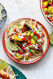 Check spelling or type a new query. Baja Fish Tacos With Mango Salsa Dishing Out Health