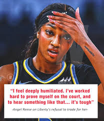 Angel Reese expressed feeling humiliated after the New York Liberty decided  against trading for her. Chicago Star shared her disappointment,  emphasizing how the rejection has affected her. Full story:  https://autulu.com/q4za