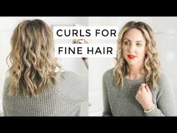 When choosing a curling iron to use to curl your fine, straight hair, select an iron with a barrel that is about 1⁄2 inch (1.3 cm) to 3⁄4 inch (1.9 cm) thick. How To Curls For Fine Hair Easy Voluminous Hair Tutorial Youtube Fine Straight Hair Fine Hair Voluminous Hair Tutorial