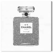 Chanel art print or canvas chanel perfume bottle painting. Oliver Gal Silver Classic Number 5 Canvas Art Contemporary Prints And Posters By The Oliver Gal Artist Co Houzz