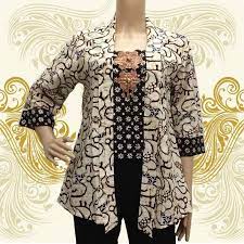 Model Baju Batik Kutu Baru Modern Untuk Wanita Gaun Batik Baju Atasan Wanita Model Baju Wanita
