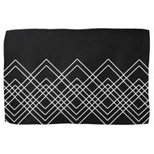 Black And White Kitchen Towels Abstract Geometric Pattern Black And White Kitchen Towel Black And White Gifts Unique Speci Abstract Geometric Pattern Geometric Pattern Geometric Kitchen