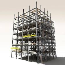 3d Model Modular Steel Construction Scaffold Steel Structure Buildings Steel Structure 3d Model