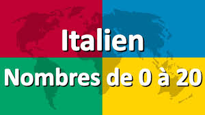 Italien on the danish wikipedia.wikipedia da. Apprendre L Italien Partie 4 Nombres De 0 A 20 Youtube