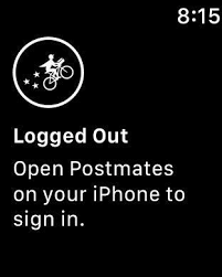 Postmates Apple Watch App Not Working Postmates