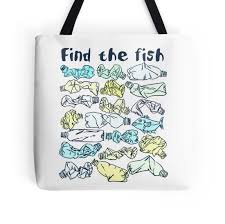 Trendy Environmental Tote Bag Design With Slogan Find The Fish And Save The Ocean From Plastic Pollution Environmental Enga Plastic Bag Design Bags Tote Bag