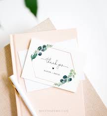 She assures patty that the. Greenery Thank You Card Template Editable Wedding Bridal Shower Baby Shower Thank You Note Card Printable Instant Download 068b 129tyc