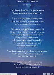 The Guest House A Poem By Rumi Rumi Poem Compassion Poems Rumi Love Quotes