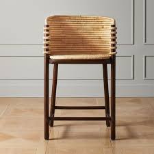 90 Wonderfully Woven And Rustic Rattan Furniture Pieces Your Home Needs Asap In 2020 Wicker Bar Stools Counter Stools Bar Stools