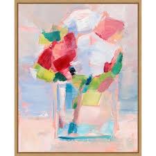 Check spelling or type a new query. 16 X 20 Abstract Flowers In Vase Ii By Ethan Harper Framed Canvas Wall Art Amanti Art Target