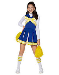 32l from shoulder to hem; Cheerleader Costumes For Adults Kids Spirithalloween Com