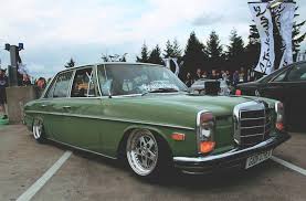 1972 Mercedes 230 Godfather W114 Bagged Benz Mercedes 230 Mercedes Benz