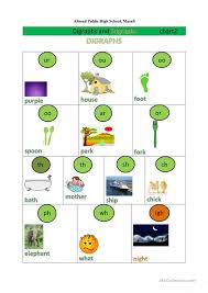 Digraph And Trigraph English Esl Worksheets