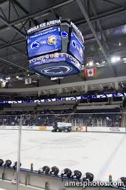 The community rink seats 300 fans. Pegula Ice Arena Pegula Hockey Arena Scoreboard Hockey Arena College Hockey Hockey