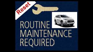 Properly followed, regular maintenance intervals will help ensure your vehicles performance, fuel economy and reliability, plus it's a great way. à¸§ à¸˜ Reset Routine Maintenance Required Mitsubishi All New Pajero Sport How 2 Youtube