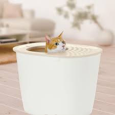 Best automatic self cleaning cat litter boxes. Richell Paw Trax Top Entry Cat Litter Box Baxterboo